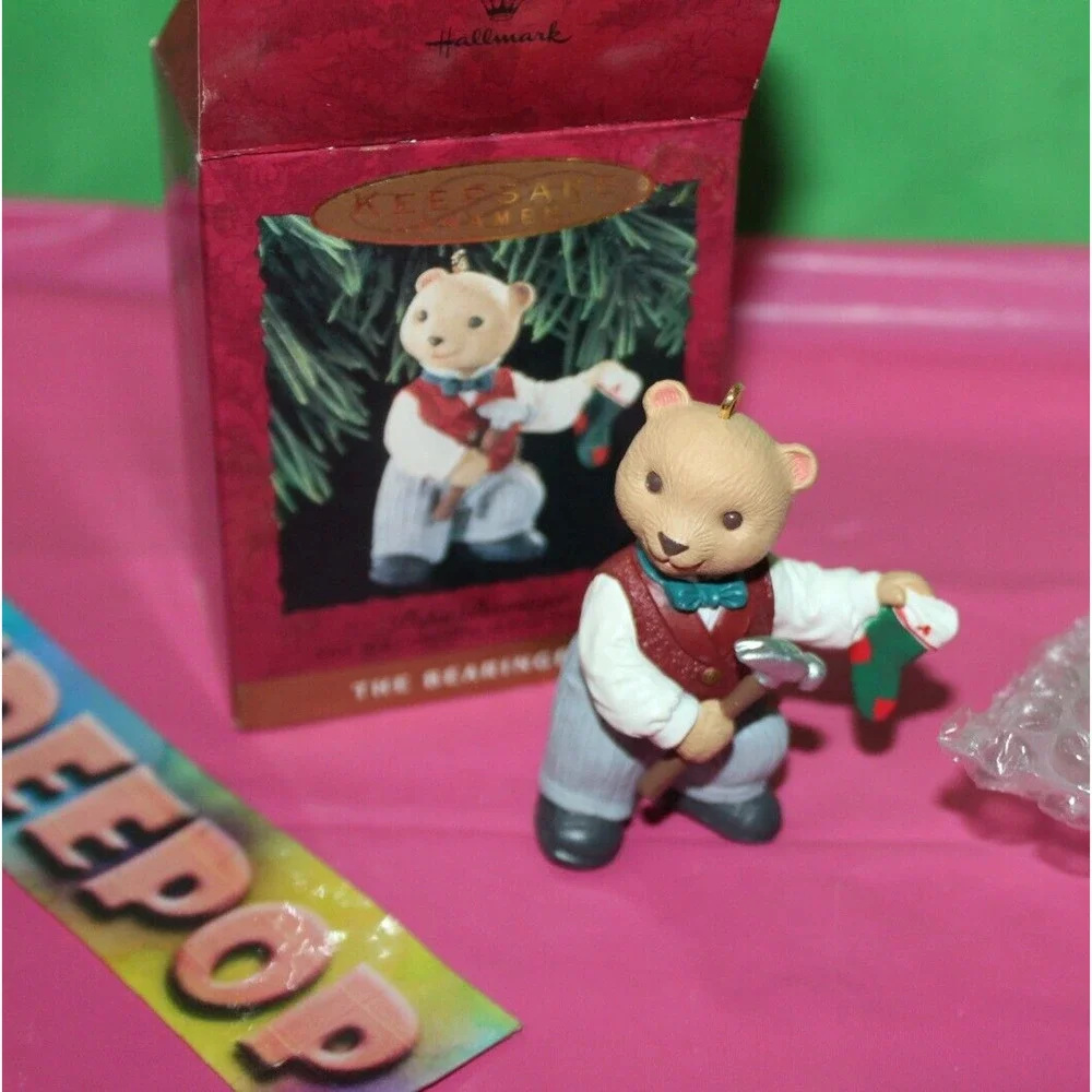 Hallmark Keepsake The Bearingers Pappa Vintage 1993 Christmas Holiday Ornament